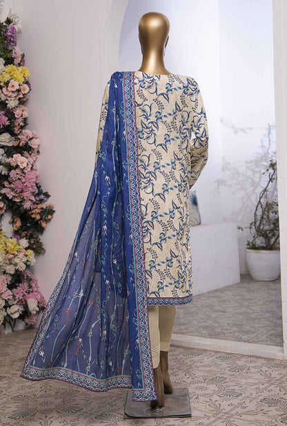 3 Piece Stitched - Mehak Mid Summer Digital Printed lawn Suit - MEK-234