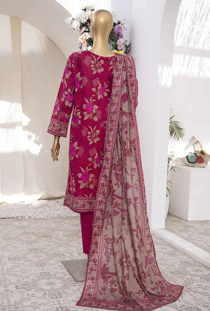 3 Piece Stitched - Mehak Mid Summer Digital Printed lawn Suit - MEK-235