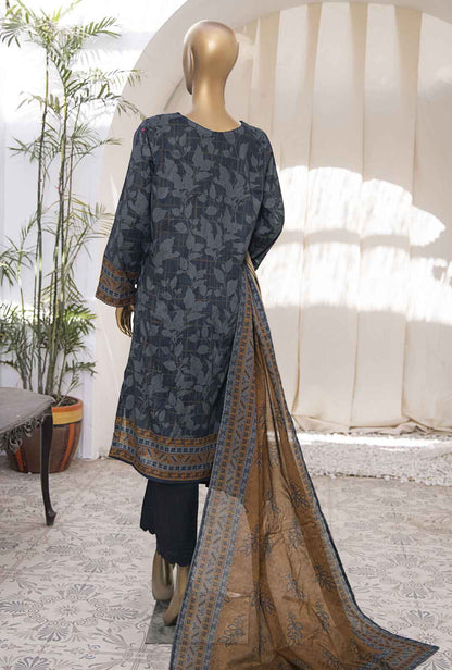 3 Piece Stitched - Mehak Mid Summer Digital Printed lawn Suit - MEK-237