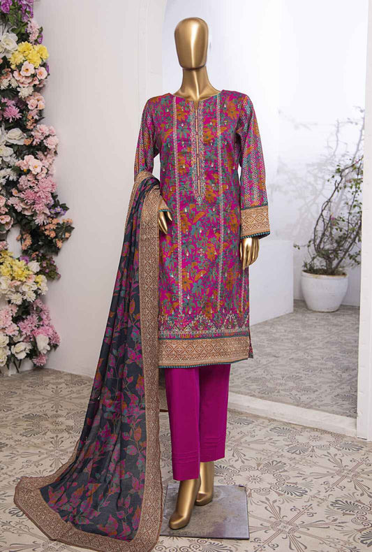 3 Piece Stitched - Mehak Mid Summer Digital Printed lawn Suit - MEK-238